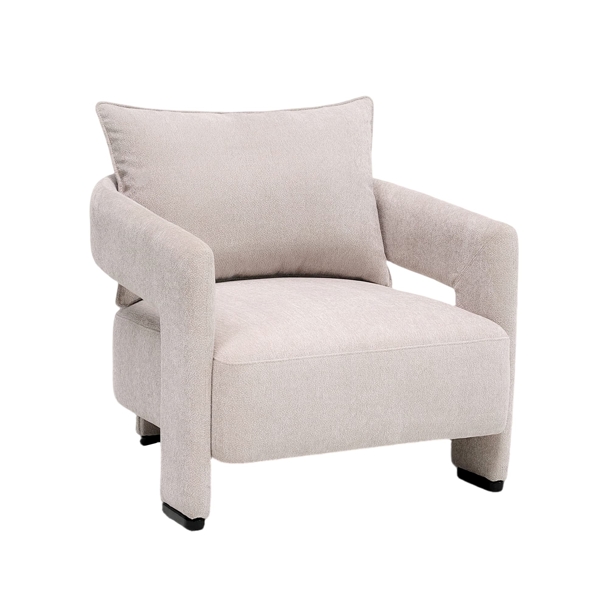 Simple Style Fabric Sofa — image 1